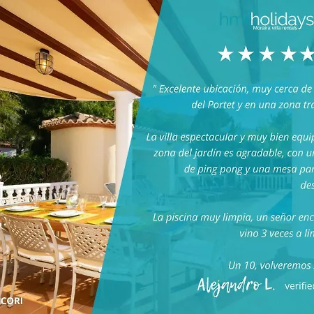 Villa Zacorri - Hmr Holidays Moraira Teulada